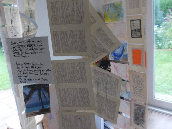 tekeningen paper art collage