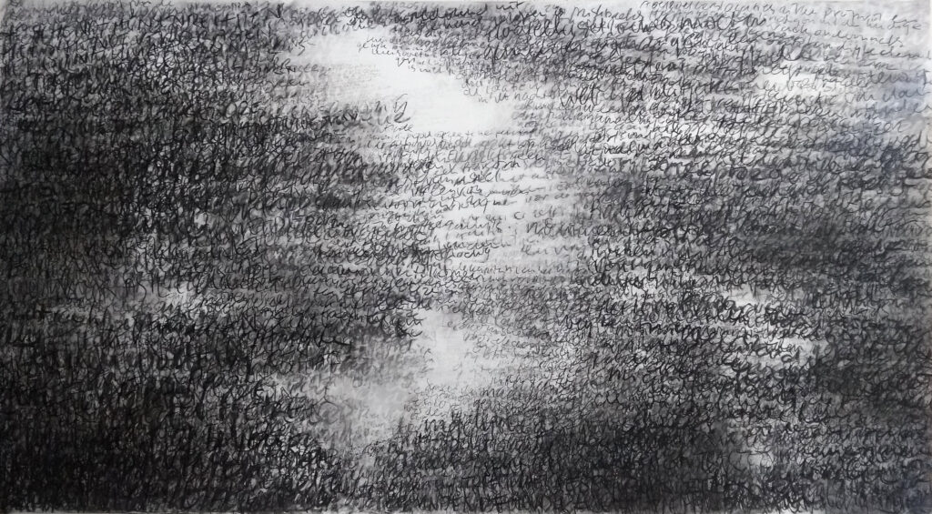 pad door de zee, large drawing